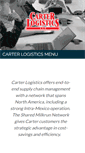 Mobile Screenshot of carter-logistics.com